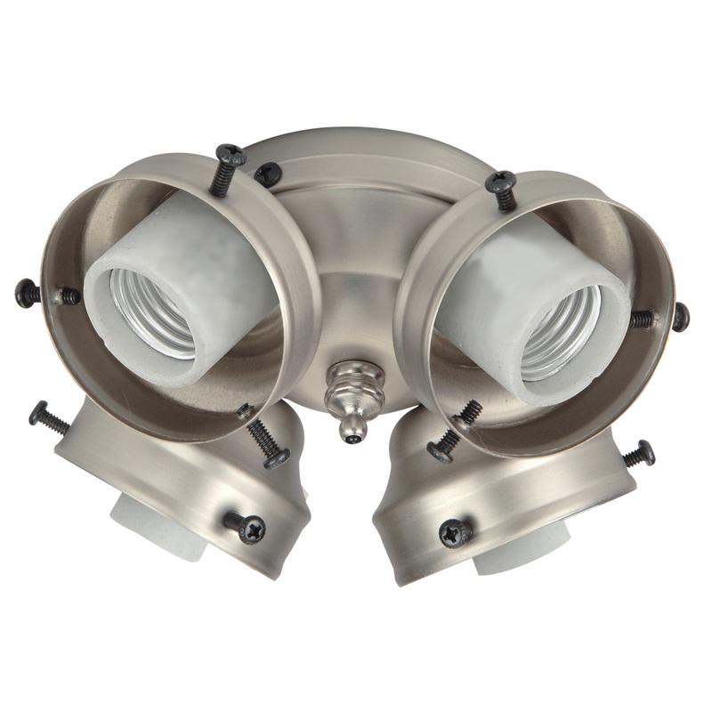 Craftmade F405-BNK-LED Universal Four Light Fitter Brushed Polished Nickel (Discontinued)