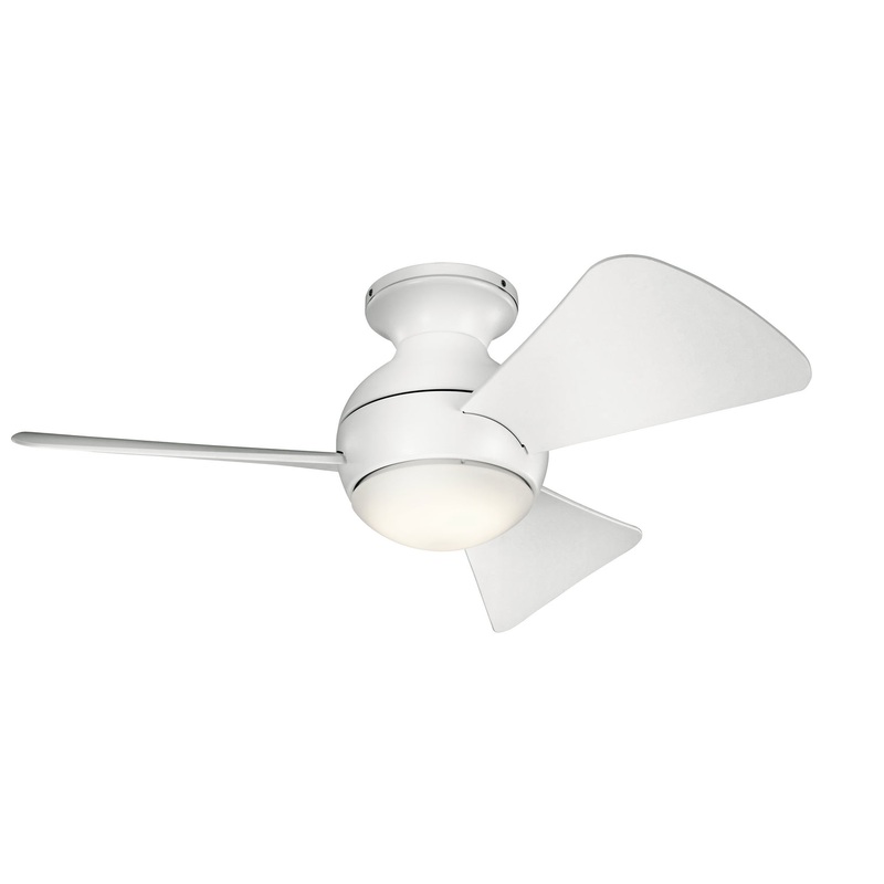 Kichler 330150MWH 34″ Ceiling Fan, Matte White
