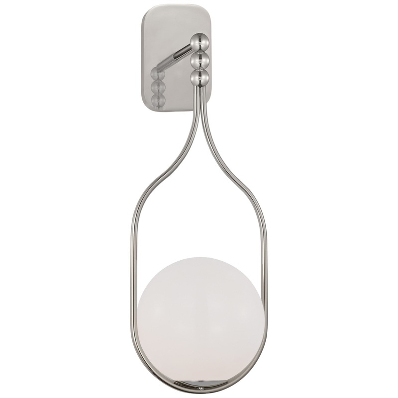 LED Wall Sconce from the Jodo Collection in Polished Nickel Finish by Visual Comfort Signature