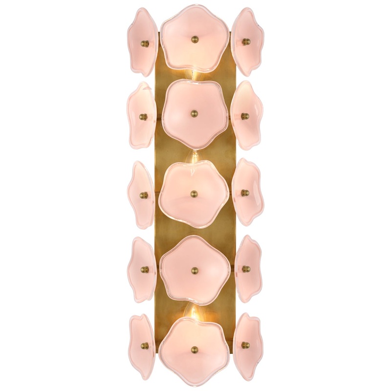 LED Wall Sconce from the Leighton Collection in Soft Brass Finish by Visual Comfort Signature
