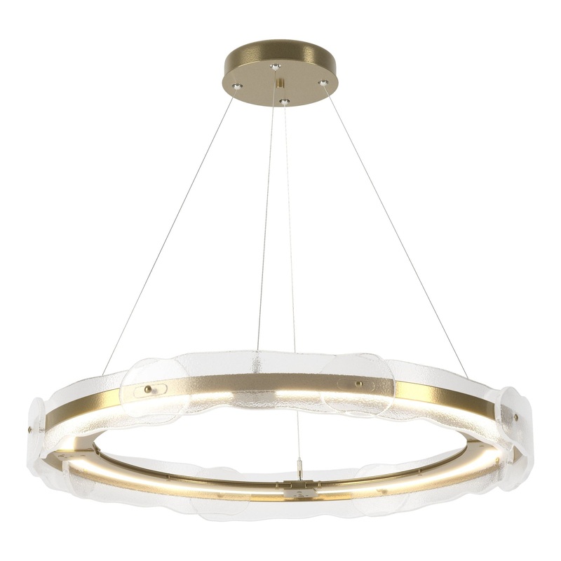 Solstice LED Pendant Modern Brass