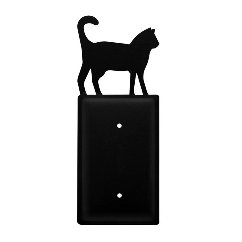Village Wrought Iron EC-6 Single Cat Single Elec Cover CUSTOM Product