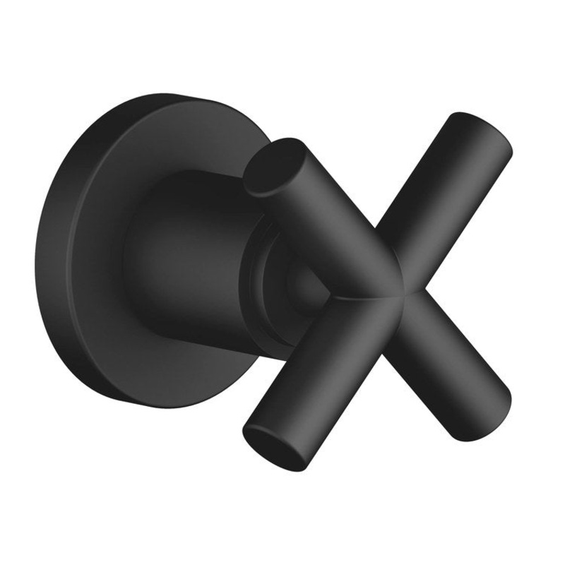 Volume Control Trim TARA Wall Mount 1 Cross Matte Black ADA