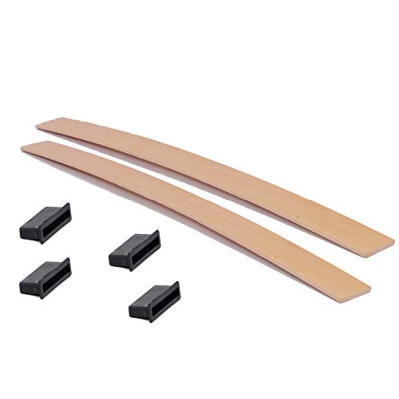 2 Listelli in Legno di Faggio su Misura + 4 innesti a Cappuccio (seleziona la Larghezza Desiderata della doga 6,7 o 5,2 x Misura a Propria Scelta x 0,8)