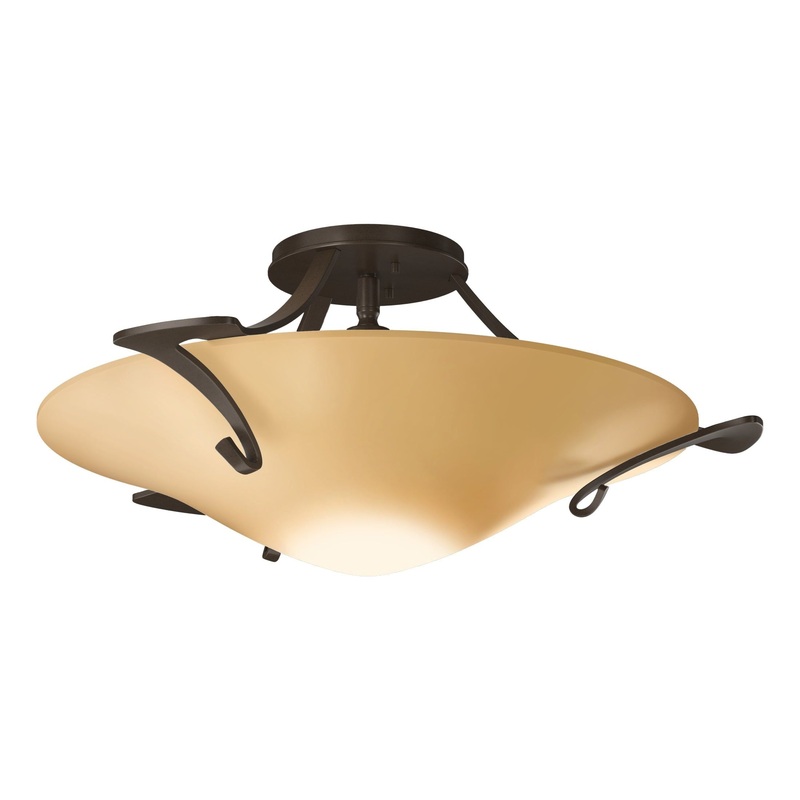 Antasia Semi-Flush Bronze Sand Glass (SS)