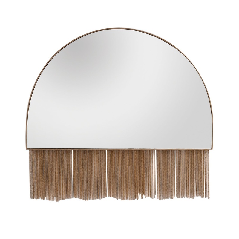 Arteriors 4683 Ozzy Mirror Antique Brass