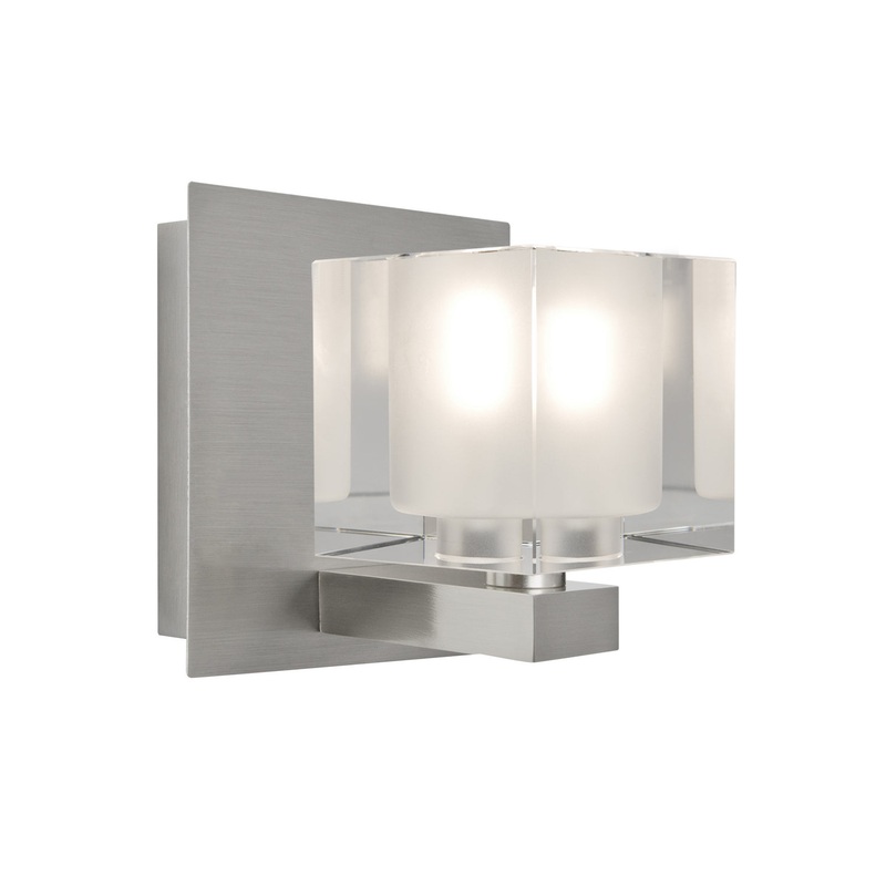 Besa 1WF-BOLOFR-LED-SN Bolo LED Vanity Satin Nickel