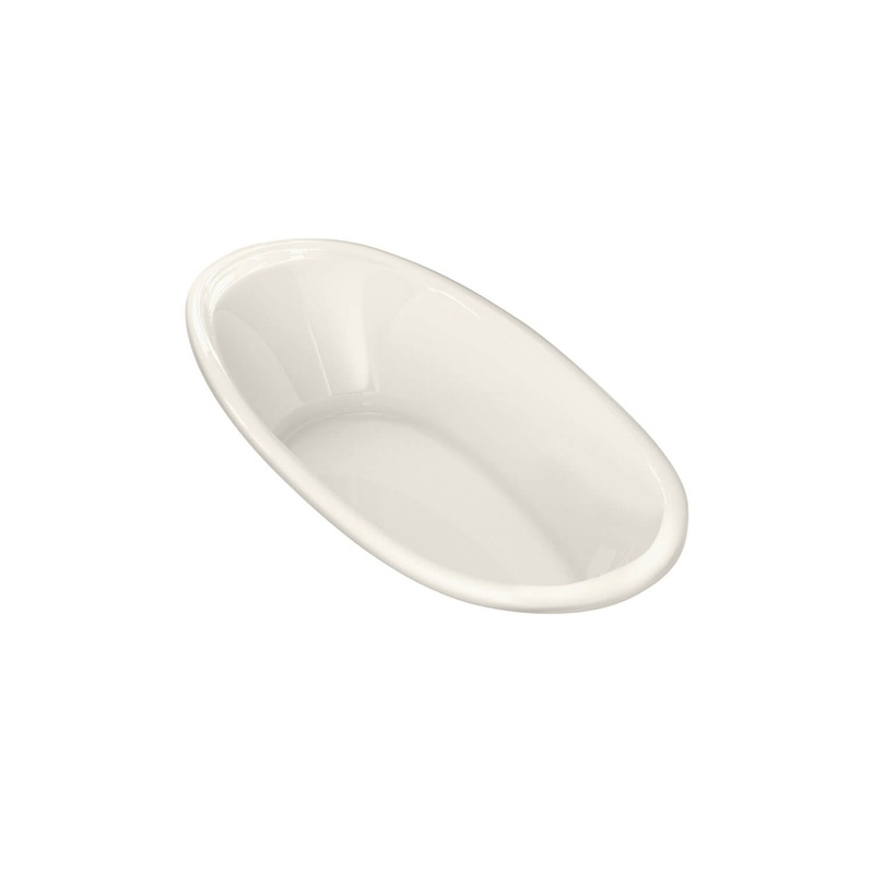 MAAX 106168-000-007 Saturna 7236 Acrylic Drop-in End Drain Bathtub in Biscuit