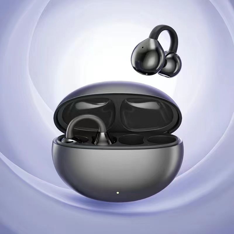 Stylish TWS Wireless Earbuds with Real-Time AI Translation – Immersive Sound & Touch Control(Gray)