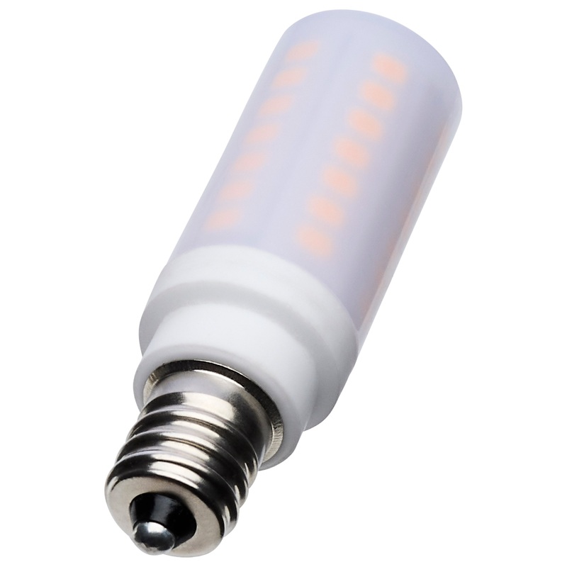 5 Watt T6 LED – Frost Finish – E12 Base – 3000K – 120 Volt Light Bulb by Satco
