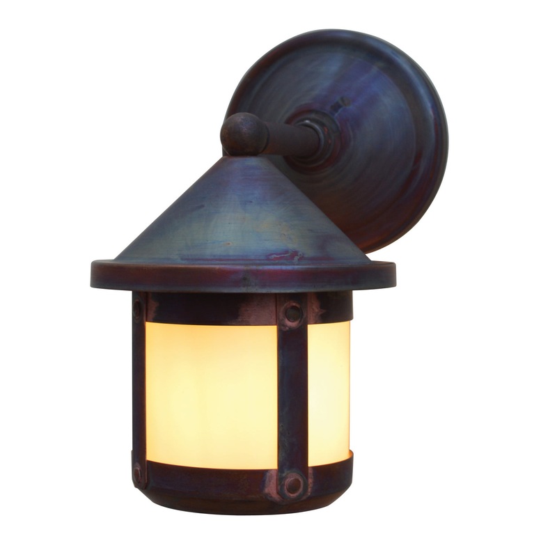 Arroyo BB-6SWOF-RC Berkeley One Light Wall Mount Raw Copper