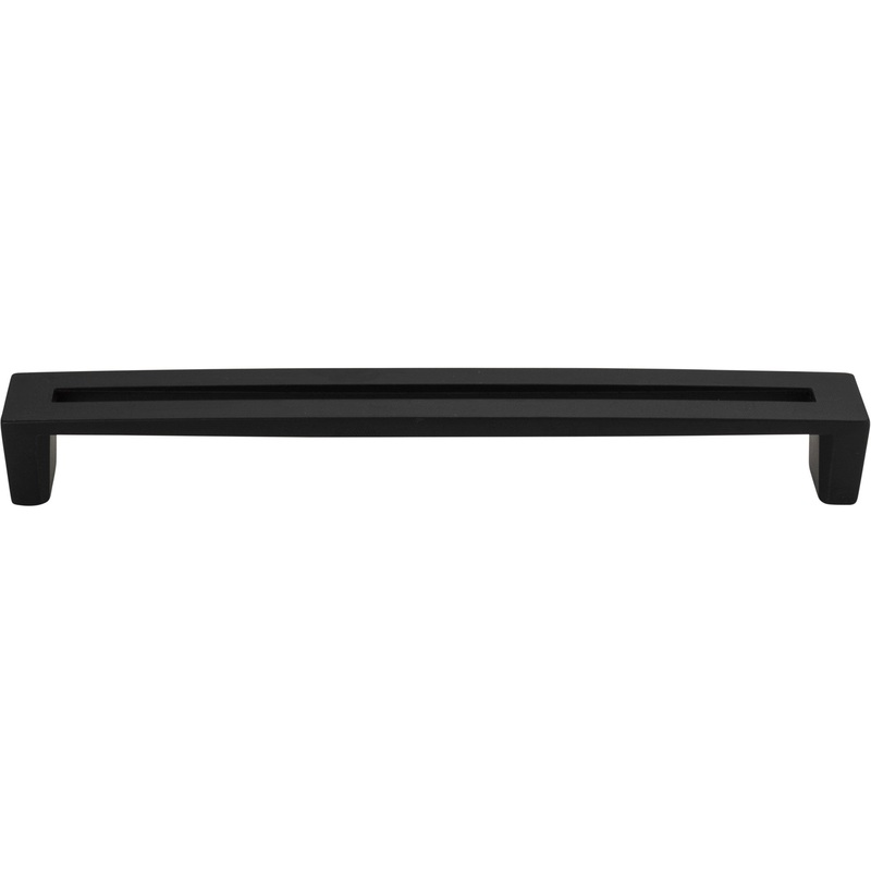 Atlas Homewares Centinel Pull 7 9/16 Inch (c-c) Matte Black