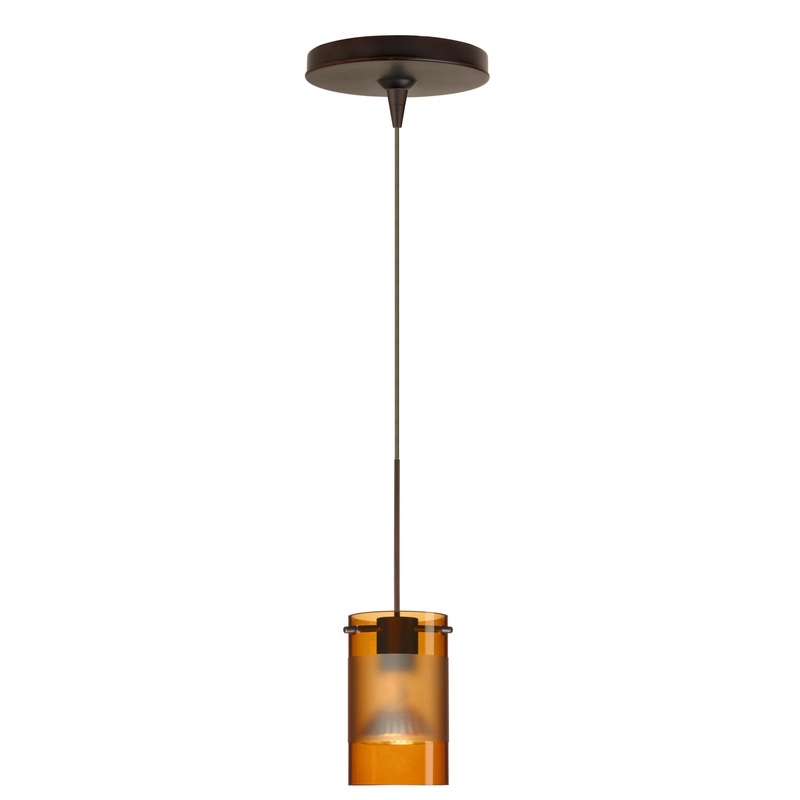 Besa 1XP-6524EG-BR Scope One Light Pendant Bronze (Discontinued)