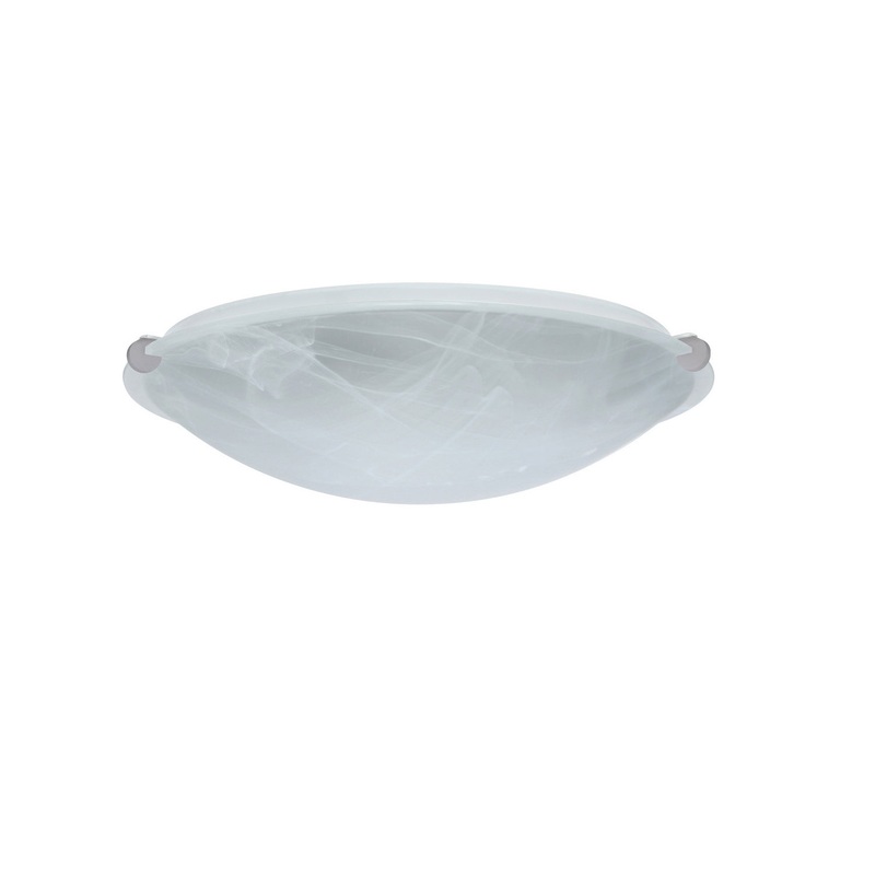 Besa 968252-LED-SN Trio One Light Ceiling Mount Satin Nickel