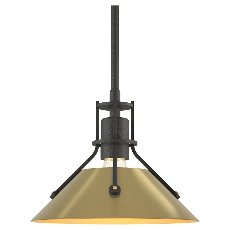 Henry Mini Pendant Natural Iron Modern Brass