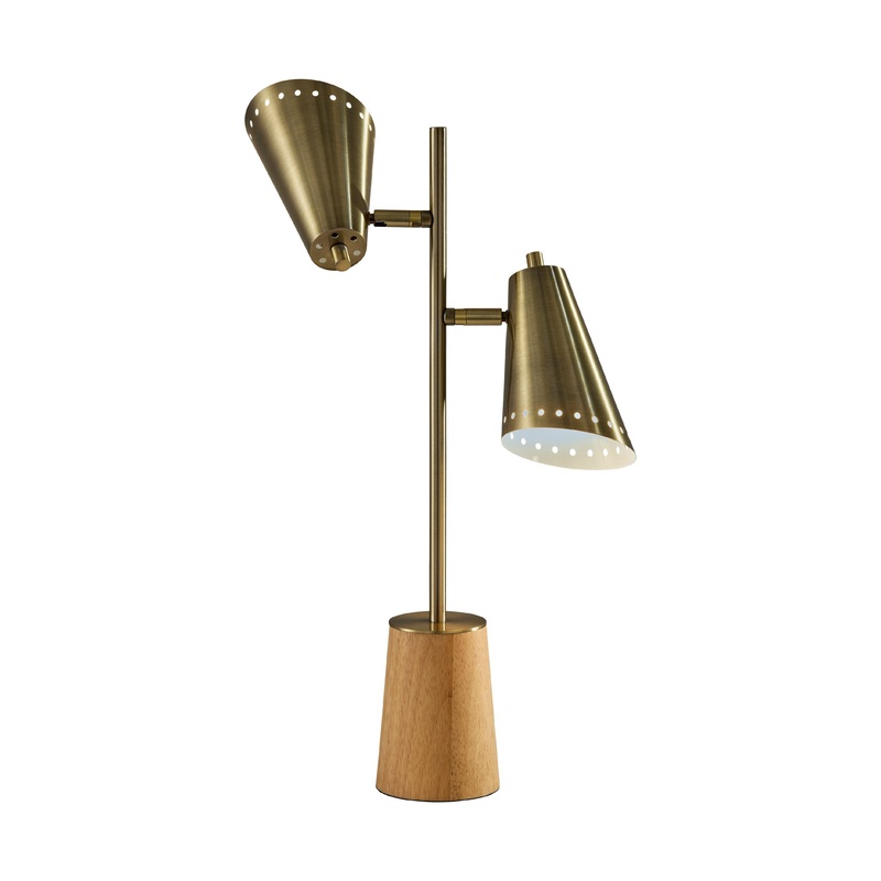 Josephine Desk Lamp Antique Brass