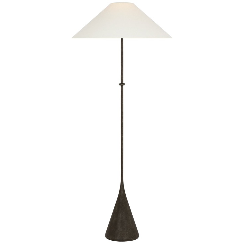LED Floor Lamp from the Zealous Collection in Garden Bronze Finish by Visual Comfort Signature