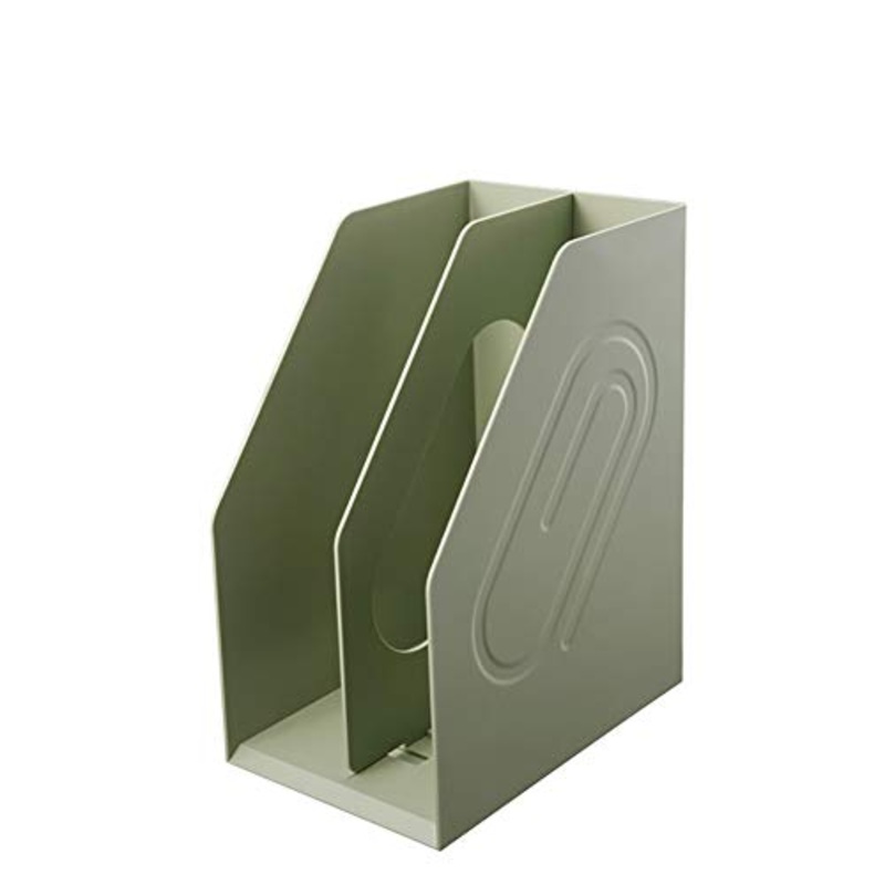 Schedario Classificatore Verticale Cartella Di Plastica, Gestione Archiviazione File Di Dati, Verticale Con Impugnatura, Pu Ospitare Notebook, Colla, Buste, Rivista Ufficio A Casa E Lavoro Contenitor