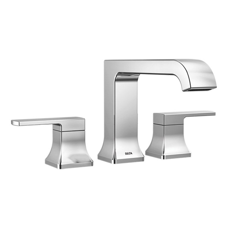 Tub Trim Deck Mount 2 Lever Chrome ADA 18 Gallons per Minute