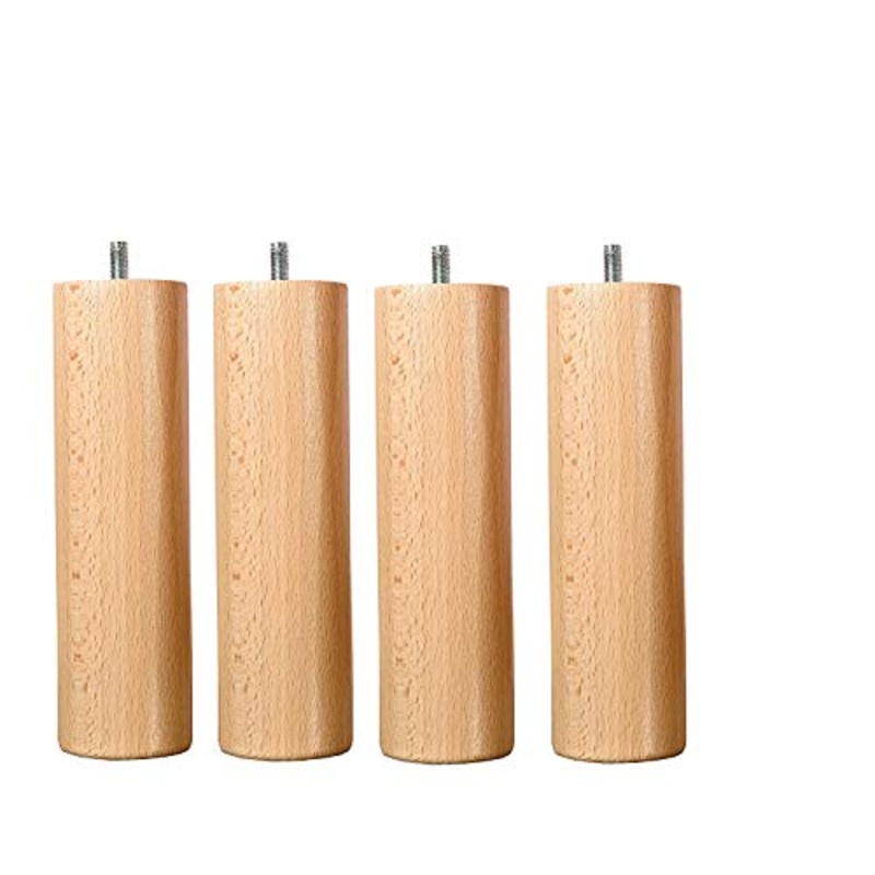 Wood Select – Set di 4 piedi da 20 cm, vernice Hydro naturale