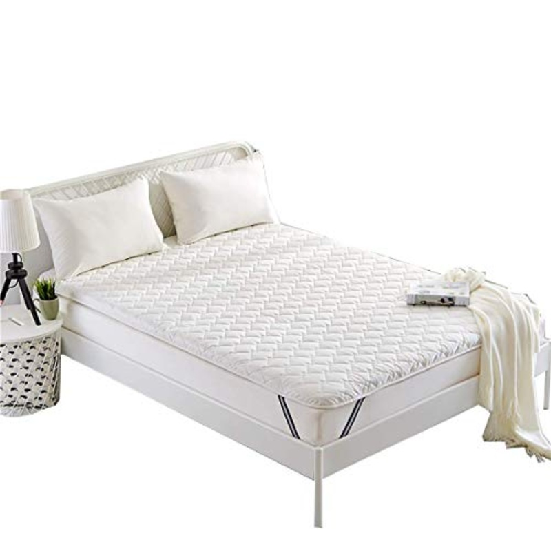 Z&HA Spesso Premium Materasso Pad, futon Giapponese Tatami Sleeping Trapuntato Equipaggiata Materasso da dormitorio casa,Bianca,150 x 200 cm