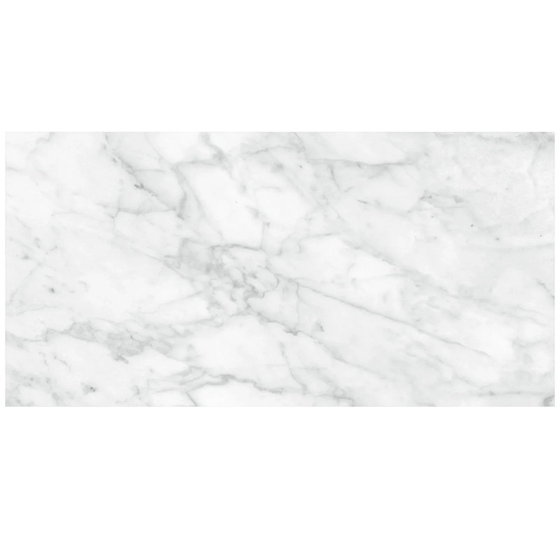 12″ x 24″ Plata Carrara P Polished Abisso 12″ x 24″