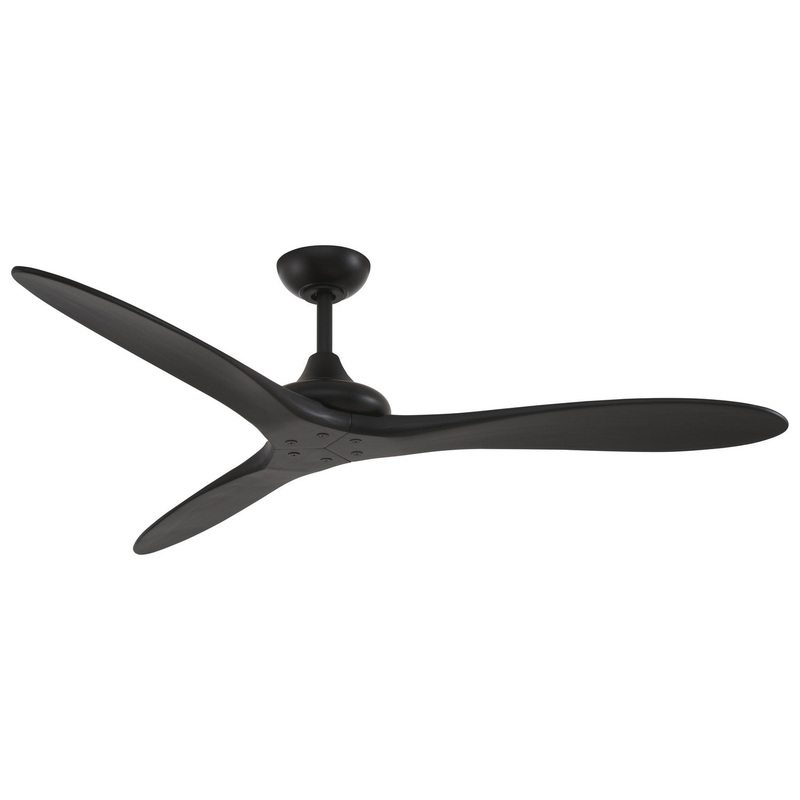 3-blade Vapor 60″Ceiling Fan by Minka Aire (Damp Rated) Cl/Cl