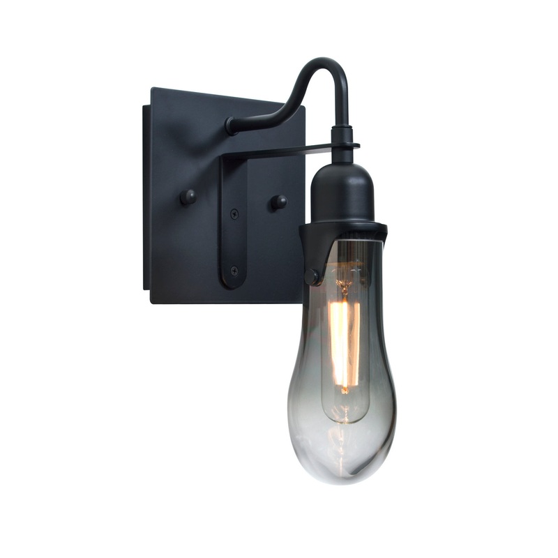 Besa 1WG-WISHSM-EDIL-BK Wish LED Wall Sconce Black