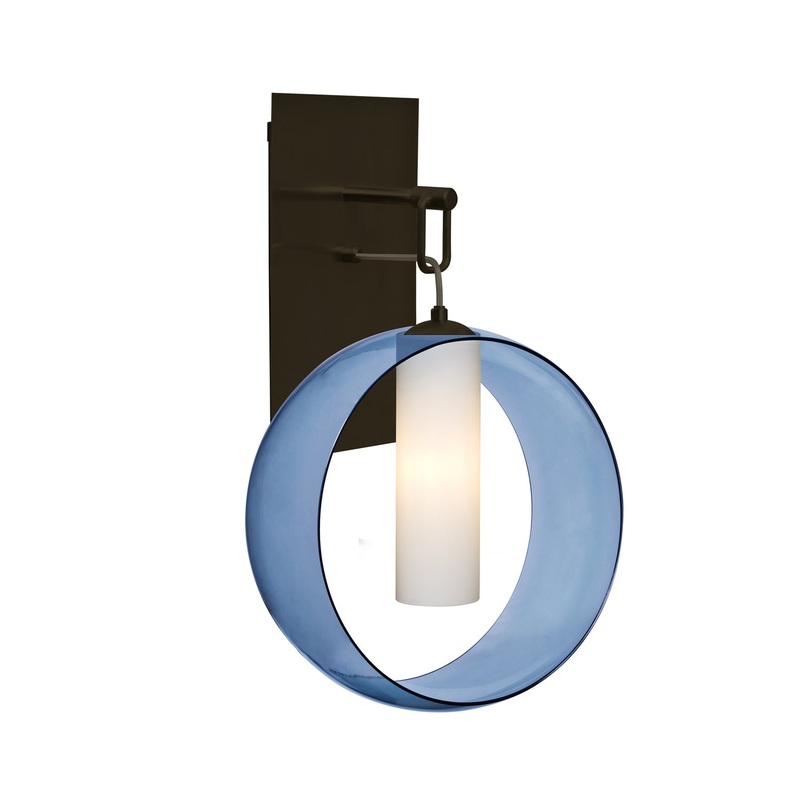 Besa 1WP-PLATOBL-BR Plato One Light Wall Pendant Bronze