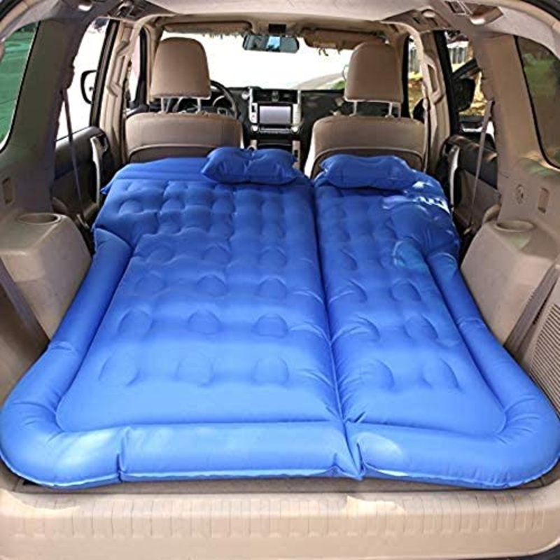 Ceiling Pendant Appoggio Auto Gonfiabile Bed in-Veicolo Letto Gonfiabile Special Car nel Materasso Tronco di Viaggio Pieghevole del Cuscino d’Aria Fuori Strada Auto-Guida Tour (Color : Blue)