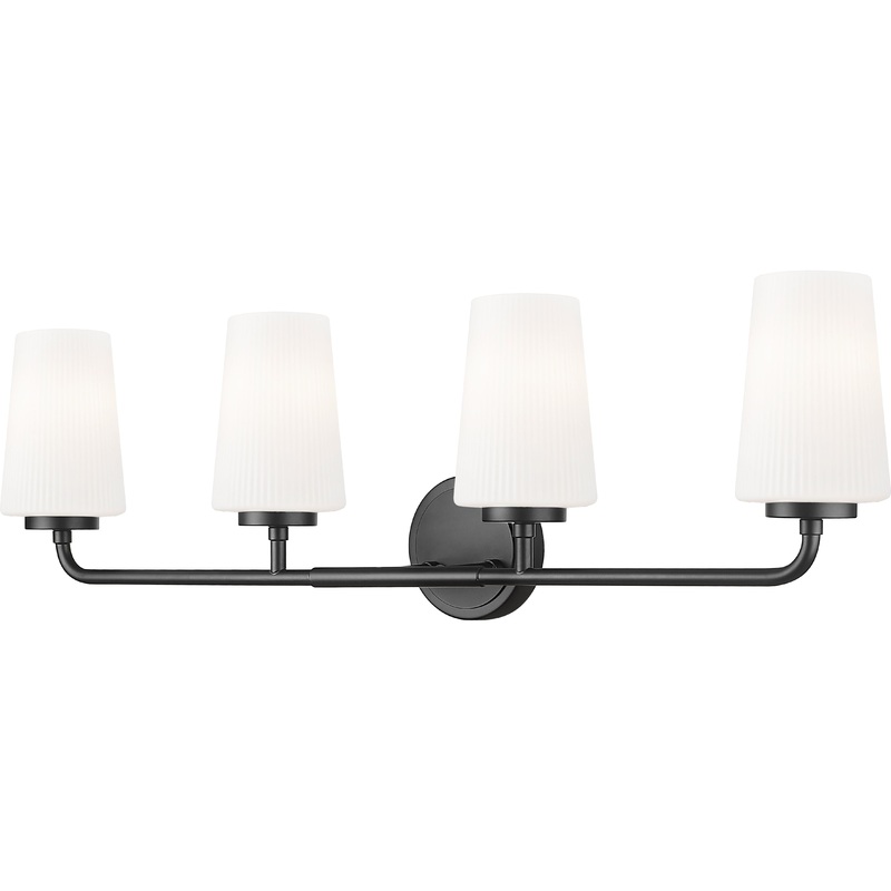 Montford 4-Light Vanity Matte Black