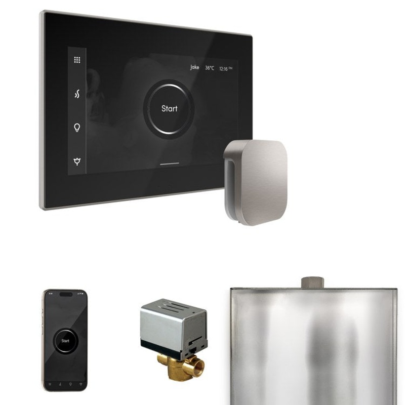 Steam Kit xButler Black/Brushed Nickel Control Package for MS90 to MSSUPER3