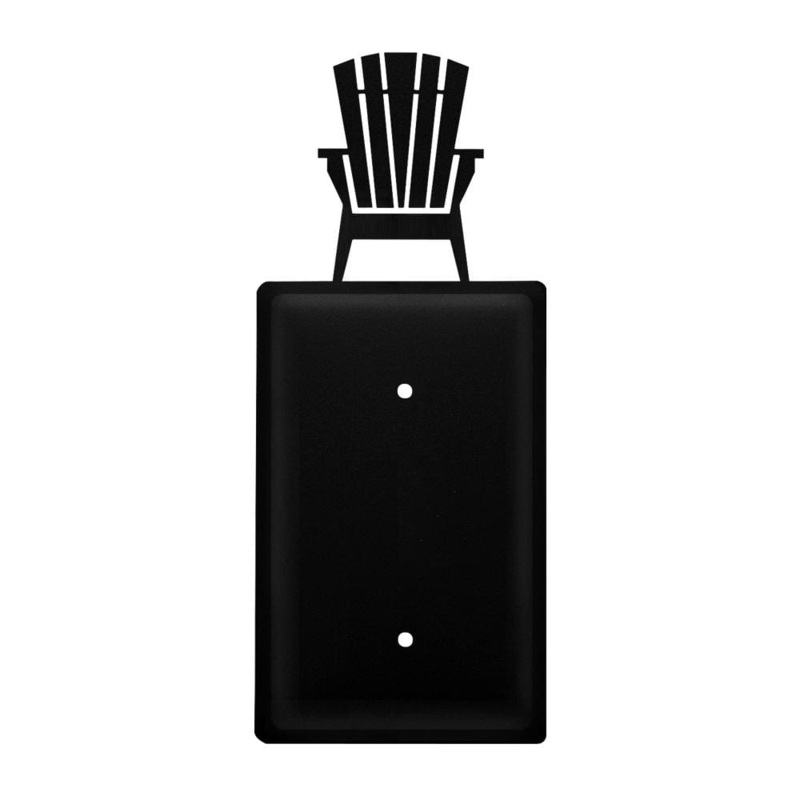 Village Wrought Iron EC-119 Single Adirondack Single Elec Cover CUSTOM Product