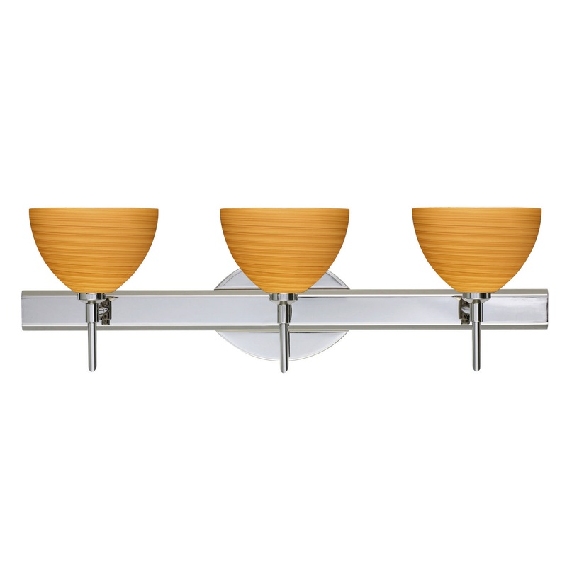 Besa 3SW-4679OK-CR Brella Three Light Wall Sconce Chrome (Discontinued)