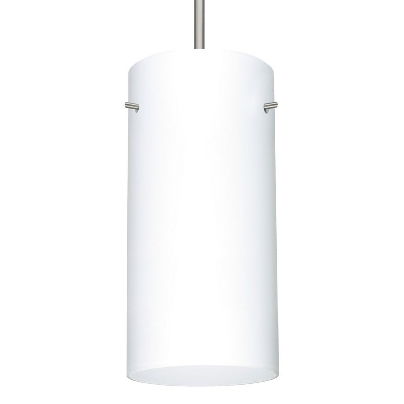 Besa J-412007-SN Besa Stilo 12 Pendant One Light Pendant Satin Nickel
