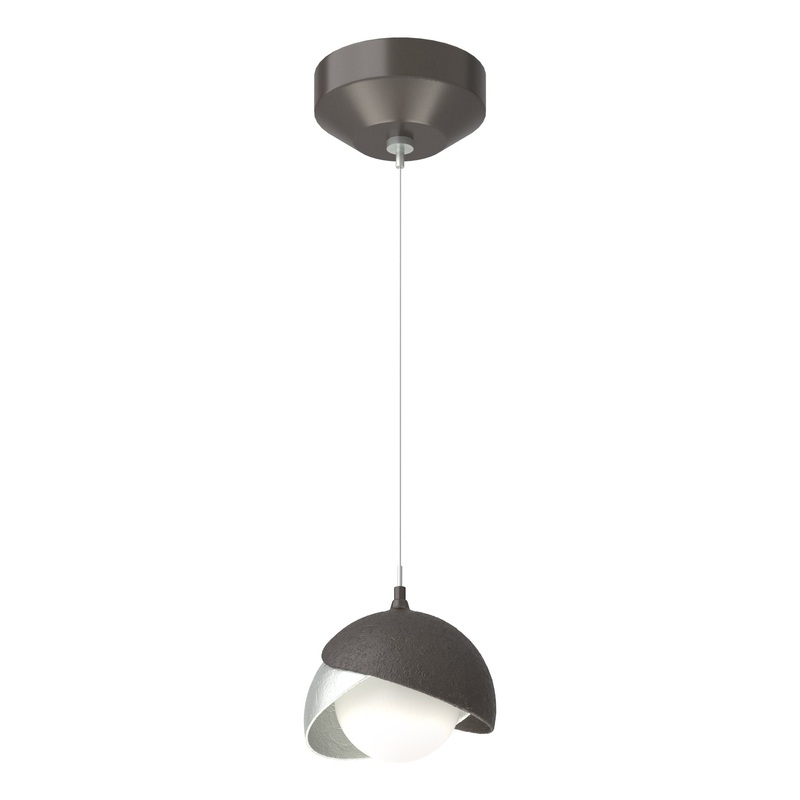 Brooklyn Double Shade Low Voltage Mini Pendant Oil Rubbed Bronze Vintage Platinum