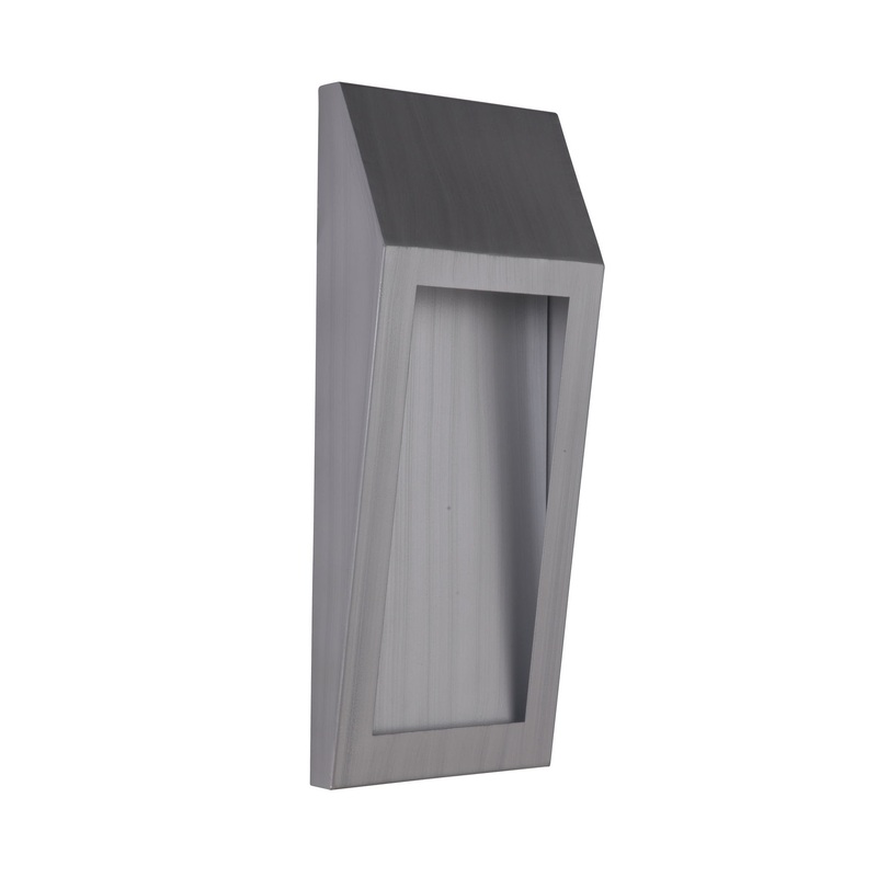 Craftmade Z9322-BAO-LED Wedge LED Pocket Sconce Brushed Aluminum Outdoor (Discontinued)