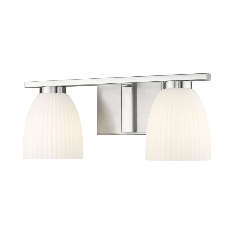 Naya 2-Light Vanity Brushed Nickel