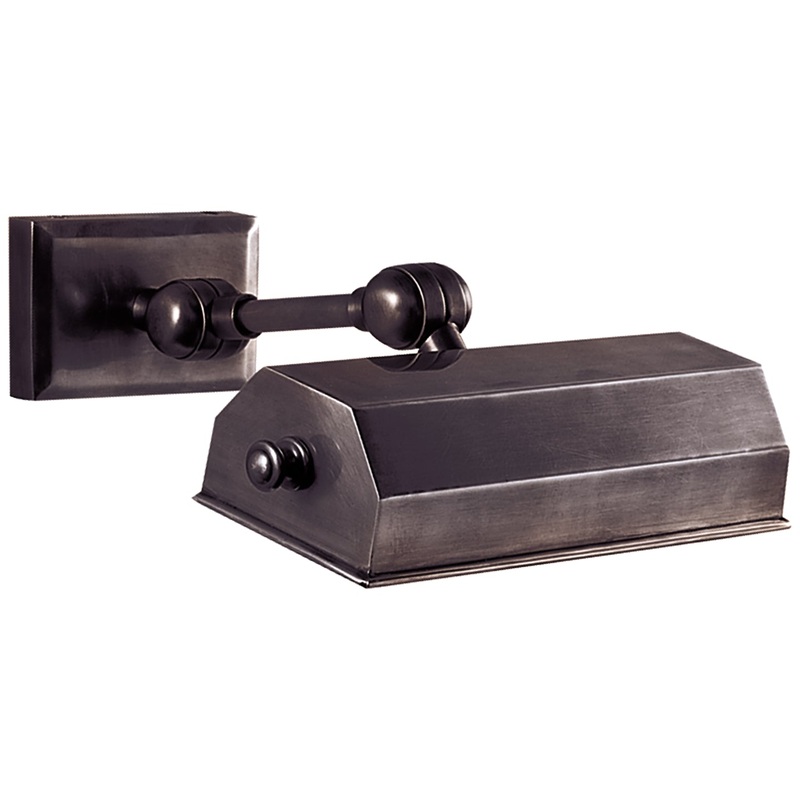 One Light Wall Sconce from the Dorchester Picture Light Collection in Bronze Finish by Visual Comfort Signature