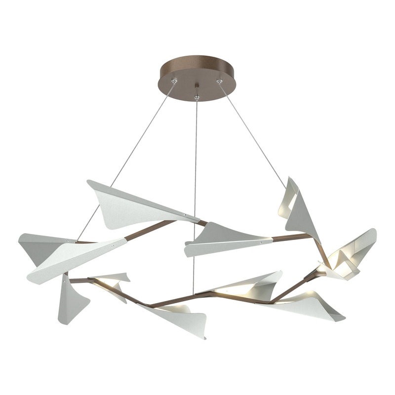 Plume 12-Light LED Pendant Bronze Vintage Platinum
