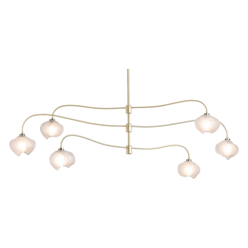 Ume 6-Light Large Pendant Modern Brass