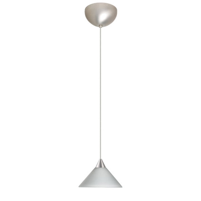 Besa 1XC-117607-SN Kona One Light Pendant Satin Nickel