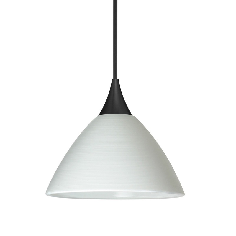 Besa 1XC-1743KR-BK Besa Domi Pendant One Light Pendant Black