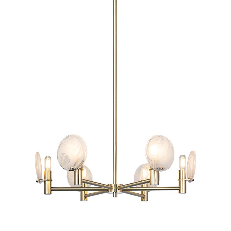 Cloudburst 6-Light Pendant Champagne Gold