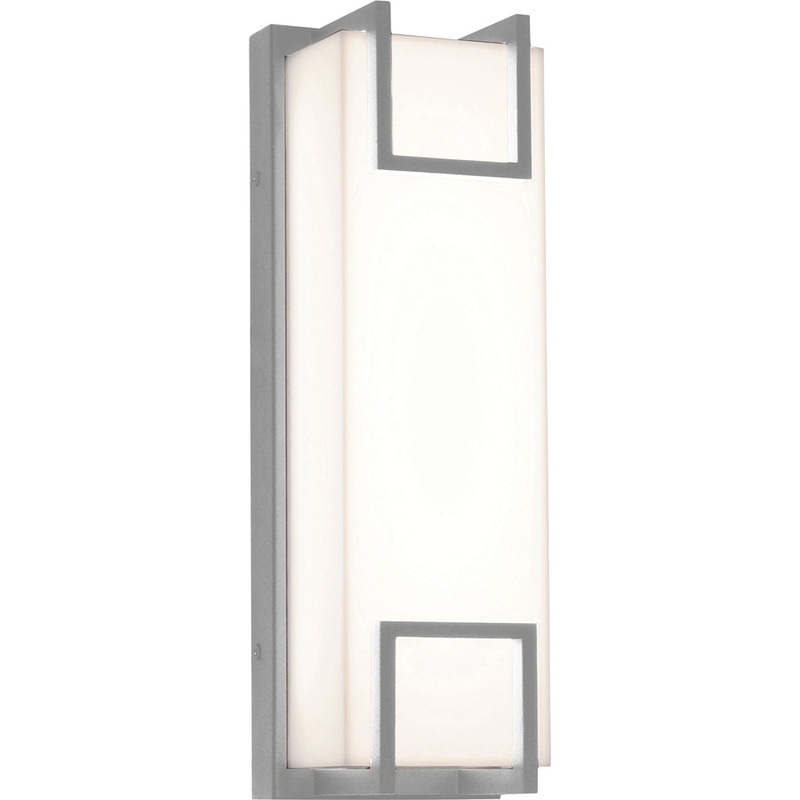 LED Outdoor Wall Sconce from the Beaumont Collection in Textured Grey Finish by AFX Lighting