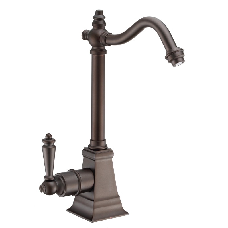 Point of Use Instant Hot Water Drinking Faucet with Traditional Swivel Spout