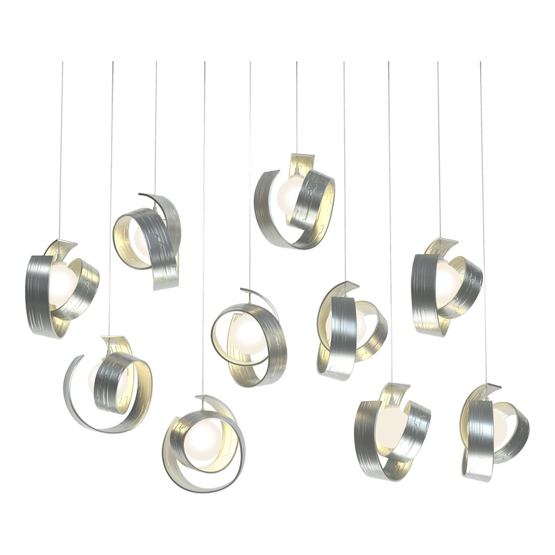 Riza 10-Light Pendant Vintage Platinum