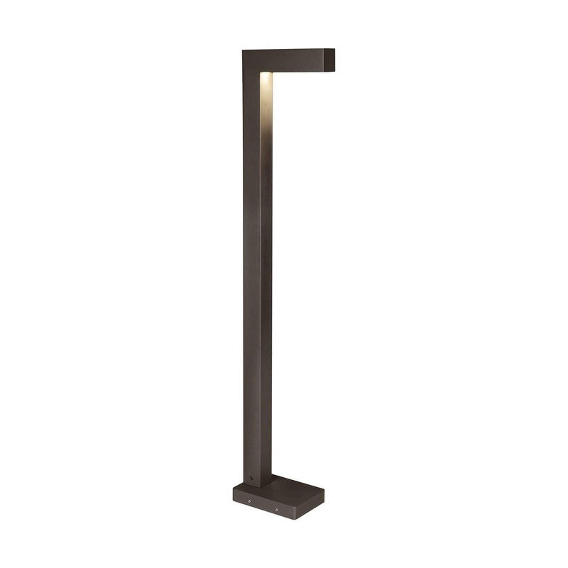 Strut 42 Outdoor Bollard Bronze 4000K Button Photocontrol