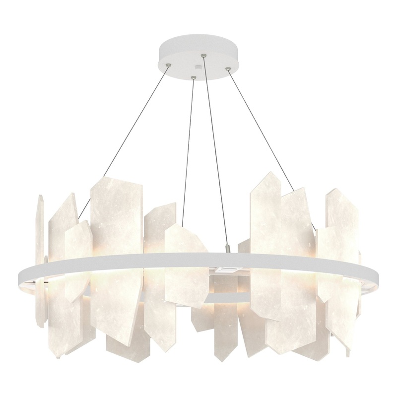 Volterra Circular LED Pendant White