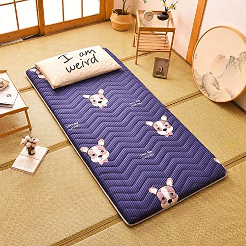 Z&HA Tatami Tappetino, 5 cm di Spessore Tappetino futon MattressTopper Tradizionale Giapponese futon ispessite Queen Size Standard Dimensione Dorm,A,120x200cm
